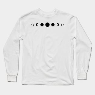 Phases of the Moon Long Sleeve T-Shirt